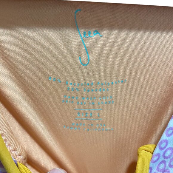 SEEA Solanas Surf Suit One Piece - Size Large (Pink/Purple/Orange) - Picture 8 of 11